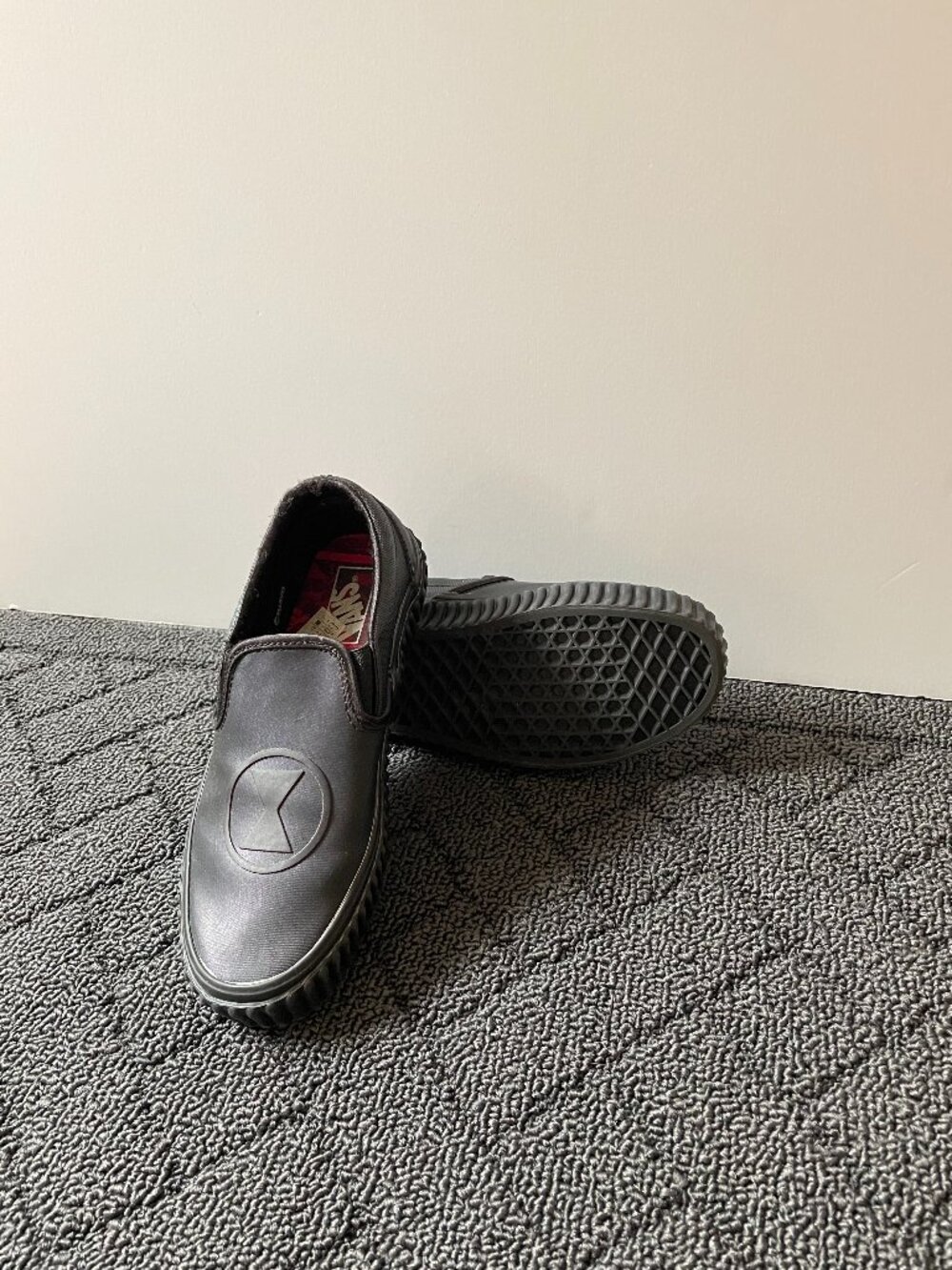 Vans Marvel Black Widow Slip on Shoes